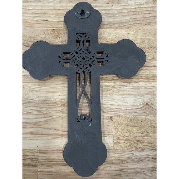Farmhouse Wall Cross Peace Hope Love Faith Christian Decor Inspirational 10” - Picture 7 of 12